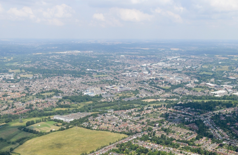 Watford photo from above
