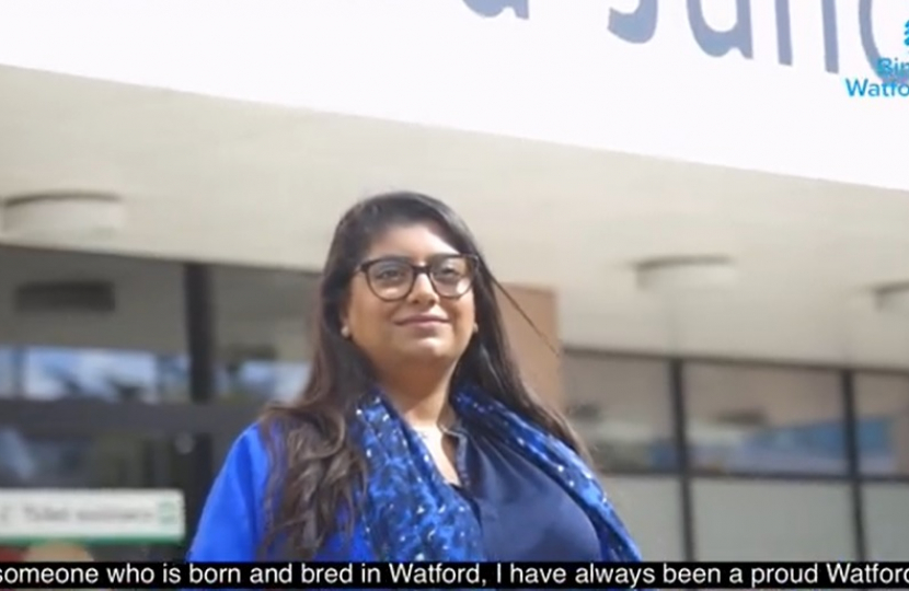 Photo of Binita's campaign video